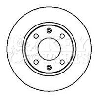 KEY PARTS Bremžu diski KBD4909